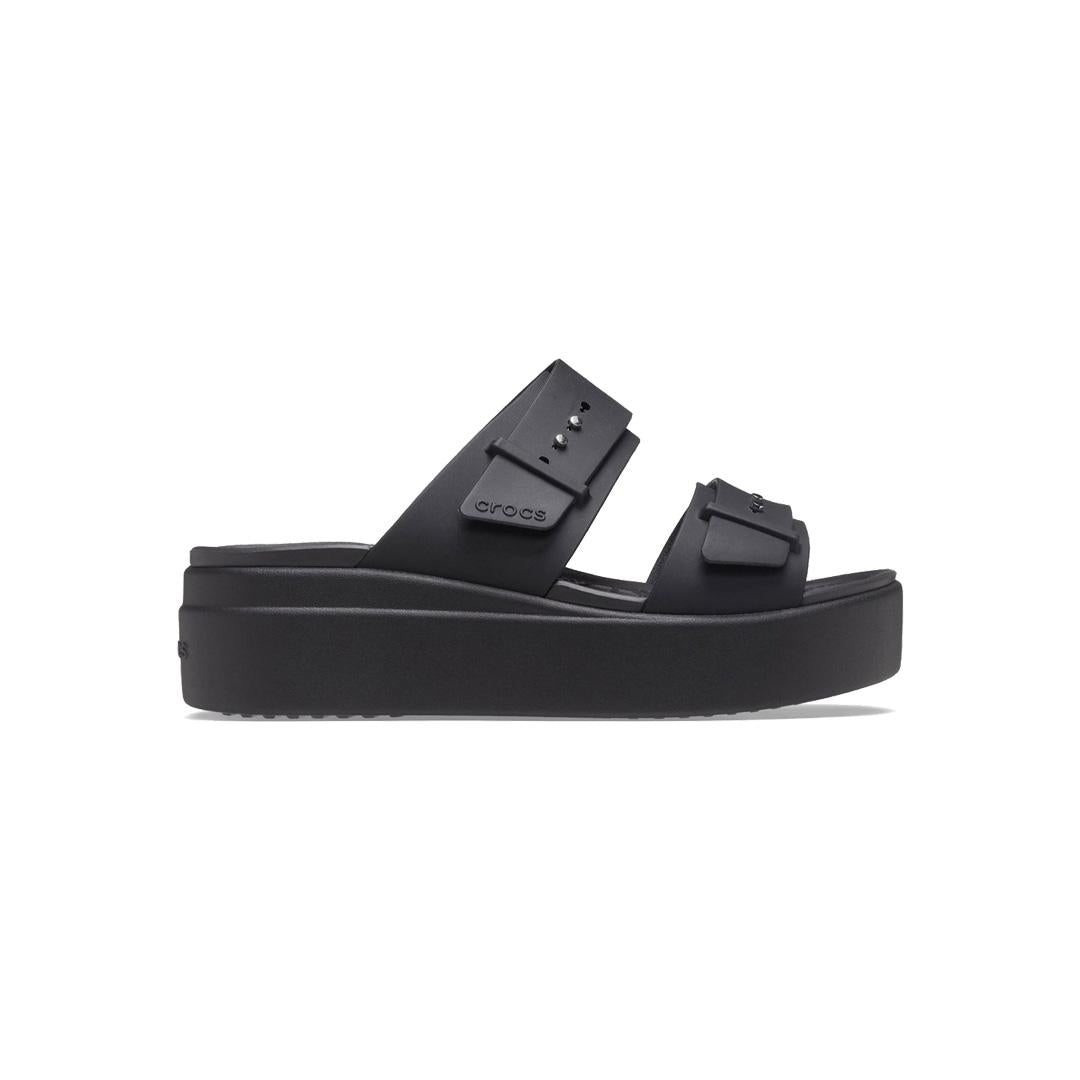 Crocs Brooklyn Sandal Low Wedge 207431 BLK CROCS 