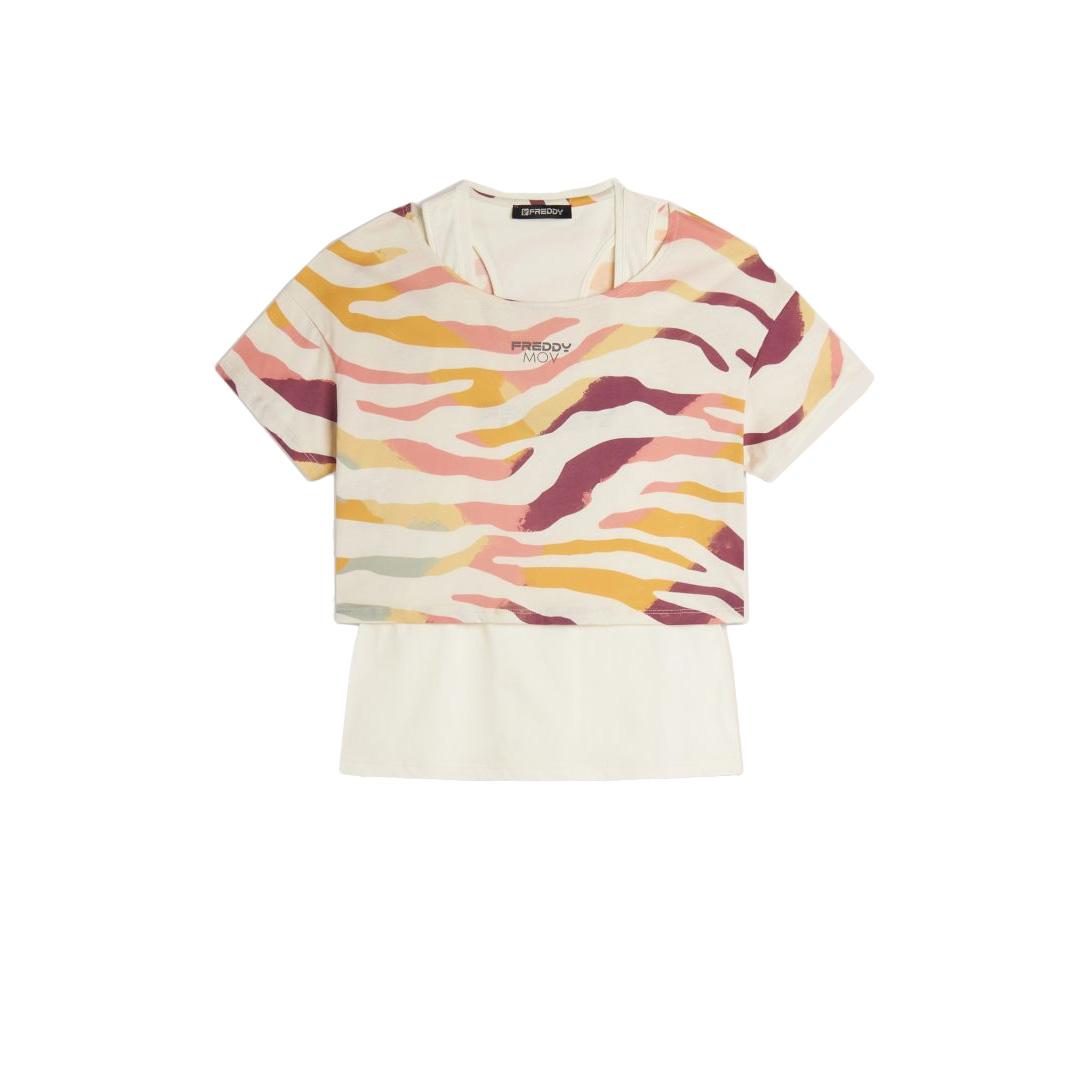 Set T-shirt Cropped e Canotta S25WMVT1C WAN117 FREDDY 