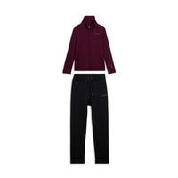 Tuta Sportiva Collo Alto e Scritta Con Strass F25WTRK4 K92N FREDDY 