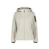 Giacca in Light Softshell con Cappuccio Removibile Donna