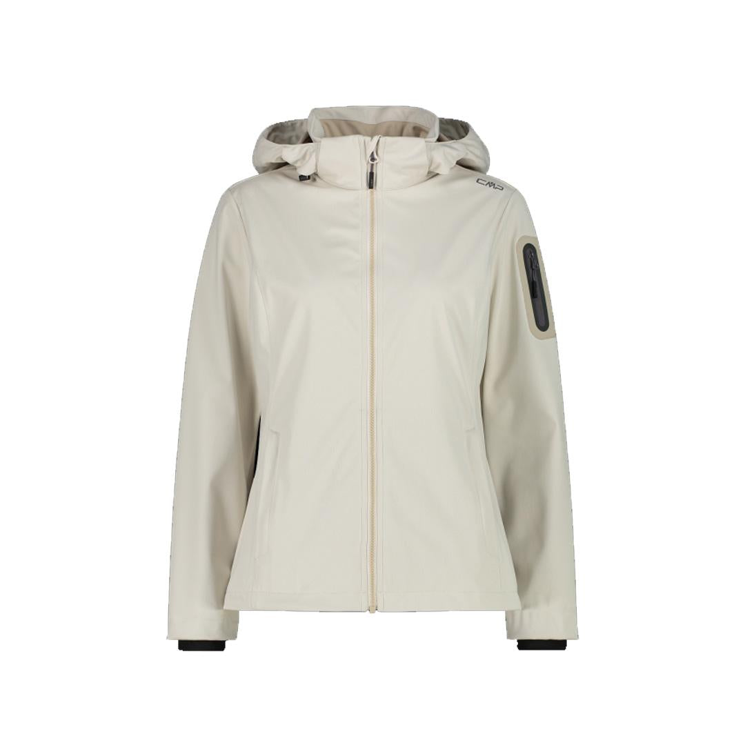 Giacca in Light Softshell con Cappuccio Removibile Donna 39A5016 A238 CMP SPORT 
